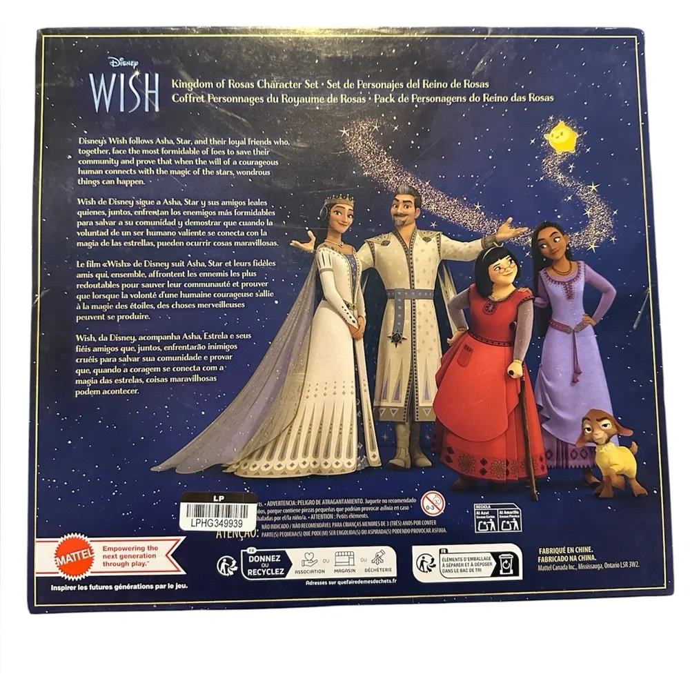 Disney Wish Kingdom of Rosas Character Mini Doll Set by Mattel
